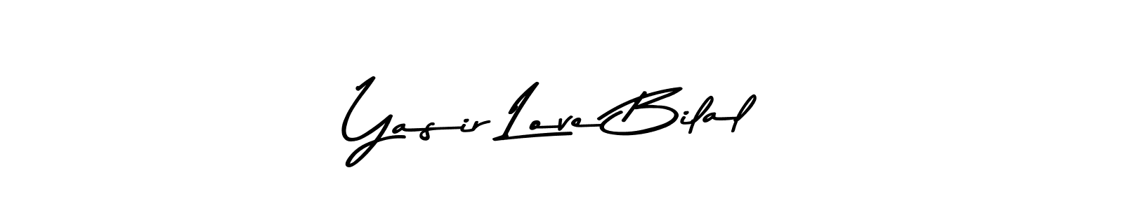 Also we have Yasir Love Bilal name is the best signature style. Create professional handwritten signature collection using Asem Kandis PERSONAL USE autograph style. Yasir Love Bilal signature style 9 images and pictures png