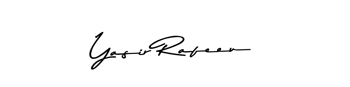 Yasir Rafeeu stylish signature style. Best Handwritten Sign (Asem Kandis PERSONAL USE) for my name. Handwritten Signature Collection Ideas for my name Yasir Rafeeu. Yasir Rafeeu signature style 9 images and pictures png