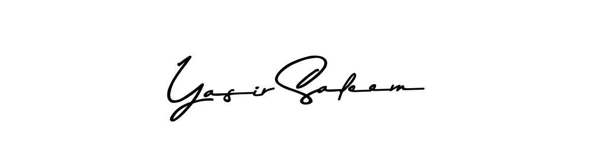 This is the best signature style for the Yasir Saleem name. Also you like these signature font (Asem Kandis PERSONAL USE). Mix name signature. Yasir Saleem signature style 9 images and pictures png