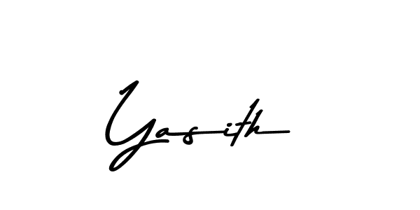 Use a signature maker to create a handwritten signature online. With this signature software, you can design (Asem Kandis PERSONAL USE) your own signature for name Yasith. Yasith signature style 9 images and pictures png