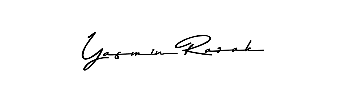 Make a beautiful signature design for name Yasmin Razak. Use this online signature maker to create a handwritten signature for free. Yasmin Razak signature style 9 images and pictures png
