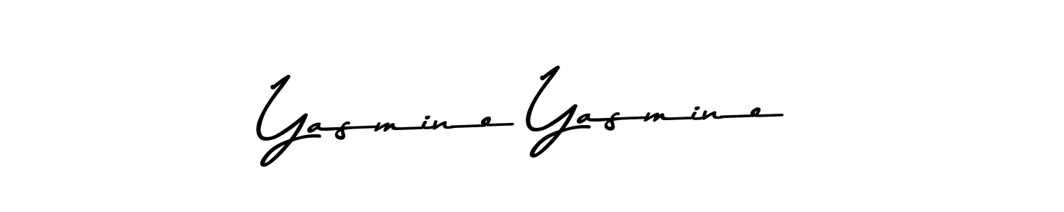 Design your own signature with our free online signature maker. With this signature software, you can create a handwritten (Asem Kandis PERSONAL USE) signature for name Yasmine Yasmine. Yasmine Yasmine signature style 9 images and pictures png
