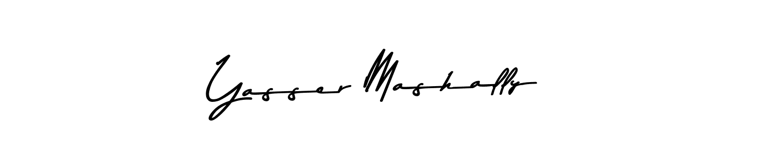 Also we have Yasser Mashally name is the best signature style. Create professional handwritten signature collection using Asem Kandis PERSONAL USE autograph style. Yasser Mashally signature style 9 images and pictures png