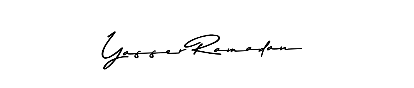 Also we have Yasser Ramadan name is the best signature style. Create professional handwritten signature collection using Asem Kandis PERSONAL USE autograph style. Yasser Ramadan signature style 9 images and pictures png