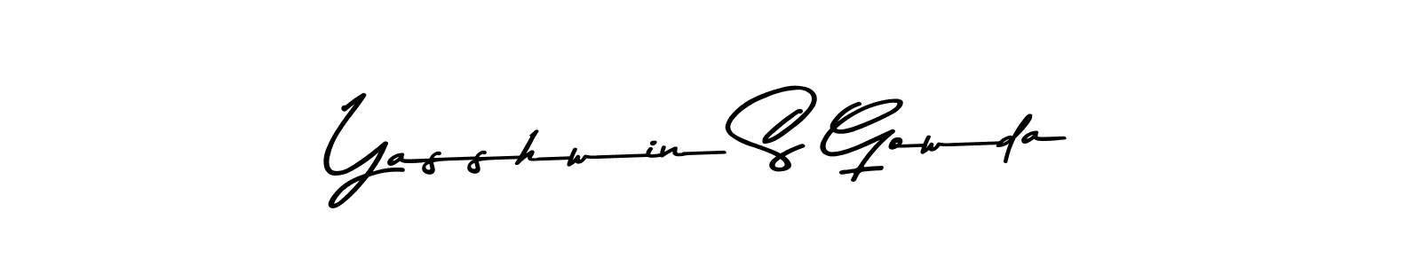 You should practise on your own different ways (Asem Kandis PERSONAL USE) to write your name (Yasshwin S Gowda) in signature. don't let someone else do it for you. Yasshwin S Gowda signature style 9 images and pictures png