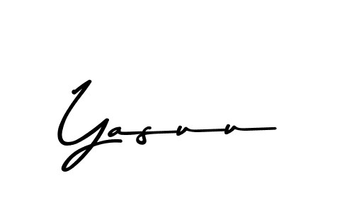 Use a signature maker to create a handwritten signature online. With this signature software, you can design (Asem Kandis PERSONAL USE) your own signature for name Yasuu. Yasuu signature style 9 images and pictures png