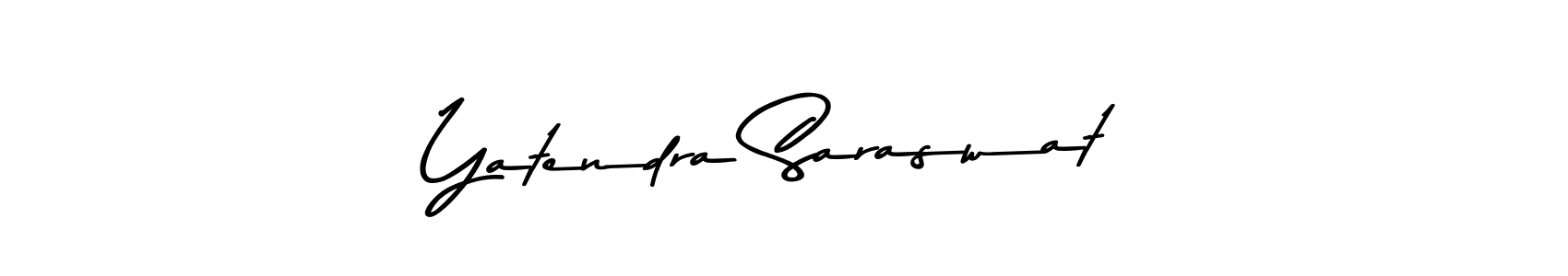 Yatendra Saraswat stylish signature style. Best Handwritten Sign (Asem Kandis PERSONAL USE) for my name. Handwritten Signature Collection Ideas for my name Yatendra Saraswat. Yatendra Saraswat signature style 9 images and pictures png