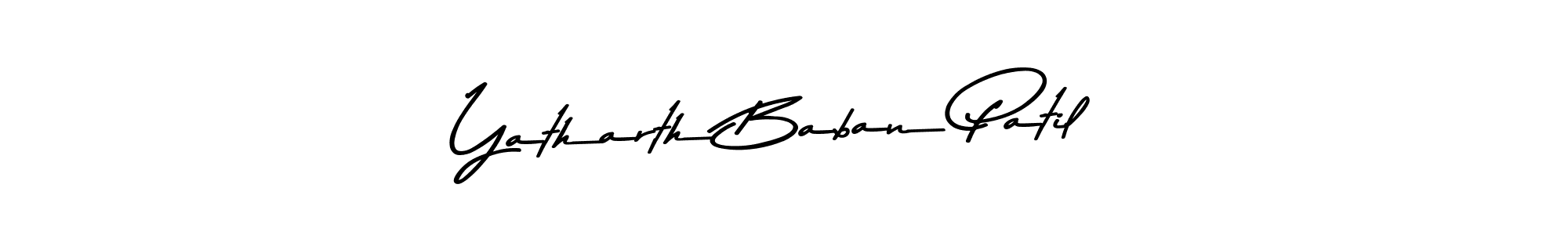 Make a beautiful signature design for name Yatharth Baban Patil. Use this online signature maker to create a handwritten signature for free. Yatharth Baban Patil signature style 9 images and pictures png