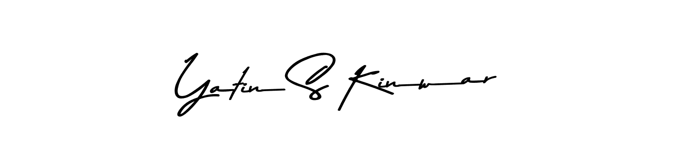 Asem Kandis PERSONAL USE is a professional signature style that is perfect for those who want to add a touch of class to their signature. It is also a great choice for those who want to make their signature more unique. Get Yatin S Kinwar name to fancy signature for free. Yatin S Kinwar signature style 9 images and pictures png