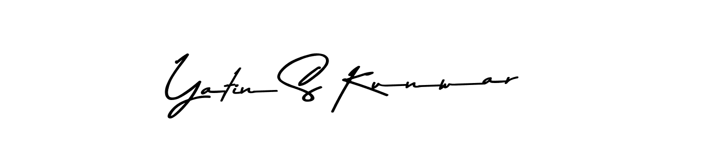 How to Draw Yatin S Kunwar signature style? Asem Kandis PERSONAL USE is a latest design signature styles for name Yatin S Kunwar. Yatin S Kunwar signature style 9 images and pictures png