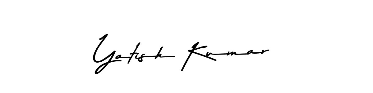 This is the best signature style for the Yatish Kumar name. Also you like these signature font (Asem Kandis PERSONAL USE). Mix name signature. Yatish Kumar signature style 9 images and pictures png