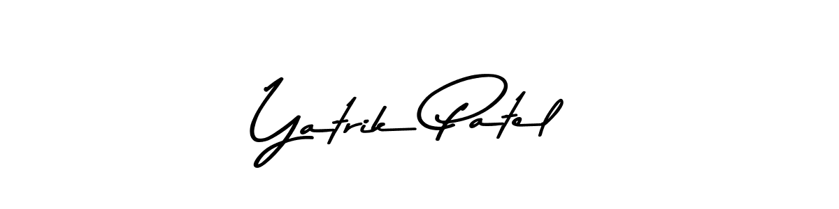 Also You can easily find your signature by using the search form. We will create Yatrik Patel name handwritten signature images for you free of cost using Asem Kandis PERSONAL USE sign style. Yatrik Patel signature style 9 images and pictures png