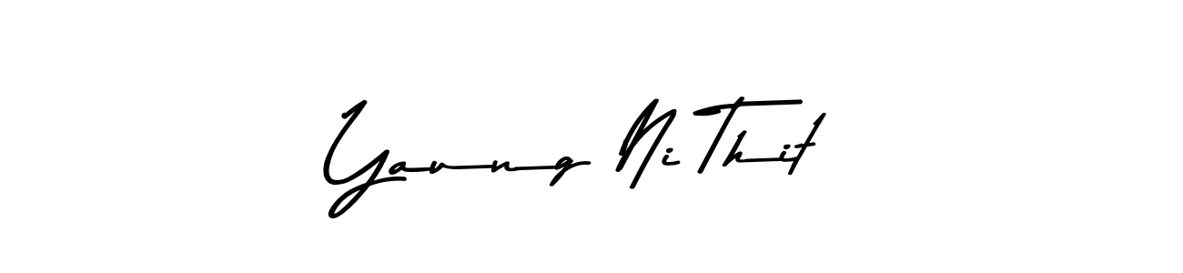 if you are searching for the best signature style for your name Yaung Ni Thit. so please give up your signature search. here we have designed multiple signature styles  using Asem Kandis PERSONAL USE. Yaung Ni Thit signature style 9 images and pictures png