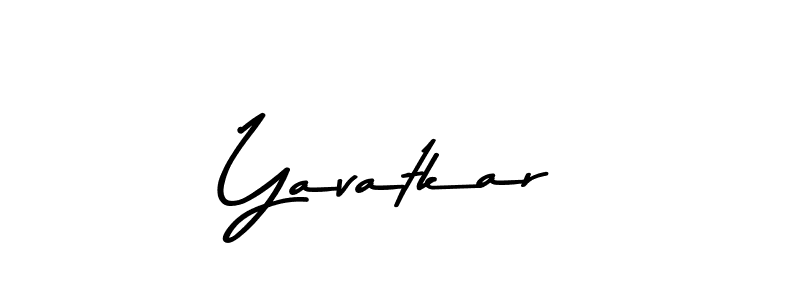 Yavatkar stylish signature style. Best Handwritten Sign (Asem Kandis PERSONAL USE) for my name. Handwritten Signature Collection Ideas for my name Yavatkar. Yavatkar signature style 9 images and pictures png