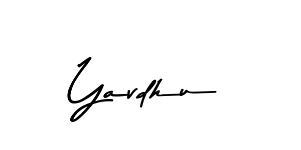 Yavdhu stylish signature style. Best Handwritten Sign (Asem Kandis PERSONAL USE) for my name. Handwritten Signature Collection Ideas for my name Yavdhu. Yavdhu signature style 9 images and pictures png