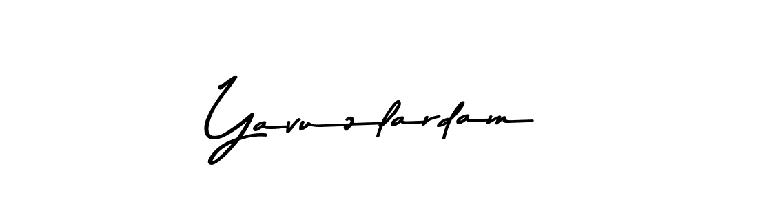 How to make Yavuzlardam name signature. Use Asem Kandis PERSONAL USE style for creating short signs online. This is the latest handwritten sign. Yavuzlardam signature style 9 images and pictures png