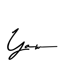 You should practise on your own different ways (Asem Kandis PERSONAL USE) to write your name (Yaw) in signature. don't let someone else do it for you. Yaw signature style 9 images and pictures png