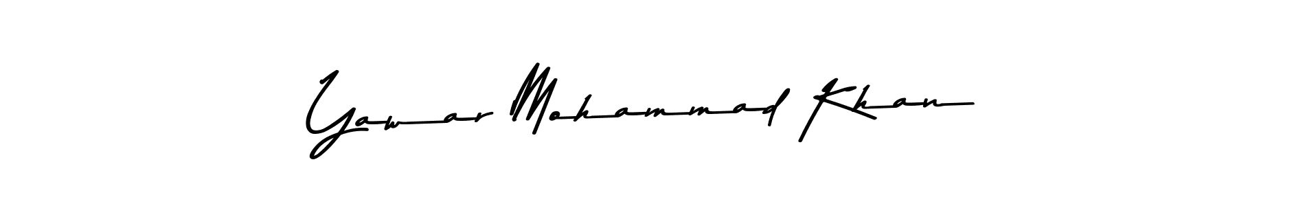 How to make Yawar Mohammad Khan signature? Asem Kandis PERSONAL USE is a professional autograph style. Create handwritten signature for Yawar Mohammad Khan name. Yawar Mohammad Khan signature style 9 images and pictures png