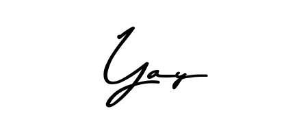 Yay stylish signature style. Best Handwritten Sign (Asem Kandis PERSONAL USE) for my name. Handwritten Signature Collection Ideas for my name Yay. Yay signature style 9 images and pictures png