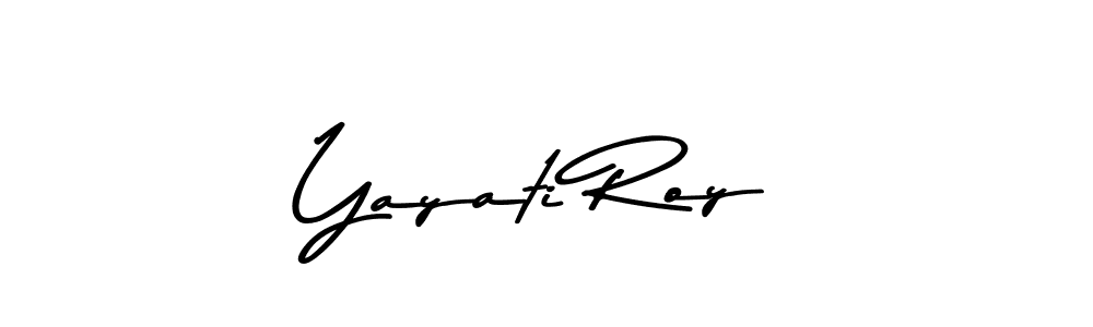 Make a beautiful signature design for name Yayati Roy. With this signature (Asem Kandis PERSONAL USE) style, you can create a handwritten signature for free. Yayati Roy signature style 9 images and pictures png