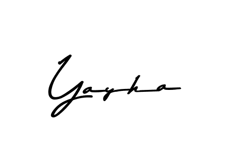 How to make Yayha signature? Asem Kandis PERSONAL USE is a professional autograph style. Create handwritten signature for Yayha name. Yayha signature style 9 images and pictures png
