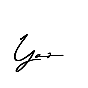 Yaz stylish signature style. Best Handwritten Sign (Asem Kandis PERSONAL USE) for my name. Handwritten Signature Collection Ideas for my name Yaz. Yaz signature style 9 images and pictures png