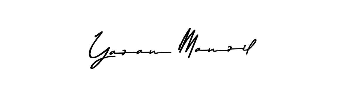 The best way (Asem Kandis PERSONAL USE) to make a short signature is to pick only two or three words in your name. The name Yazan Manzil include a total of six letters. For converting this name. Yazan Manzil signature style 9 images and pictures png