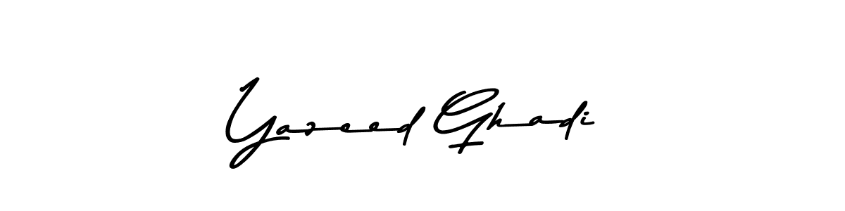 The best way (Asem Kandis PERSONAL USE) to make a short signature is to pick only two or three words in your name. The name Yazeed Ghadi include a total of six letters. For converting this name. Yazeed Ghadi signature style 9 images and pictures png