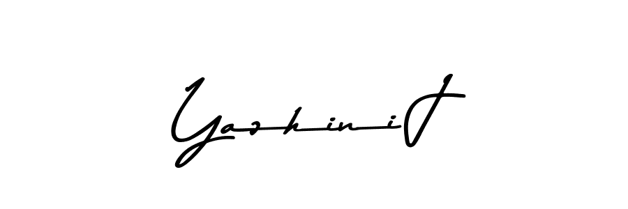 Yazhini J stylish signature style. Best Handwritten Sign (Asem Kandis PERSONAL USE) for my name. Handwritten Signature Collection Ideas for my name Yazhini J. Yazhini J signature style 9 images and pictures png