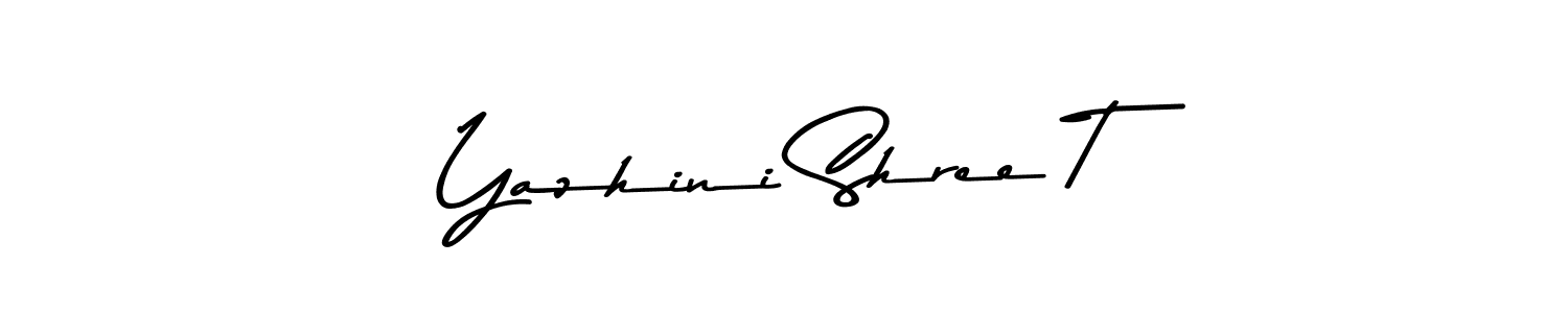 You can use this online signature creator to create a handwritten signature for the name Yazhini Shree T. This is the best online autograph maker. Yazhini Shree T signature style 9 images and pictures png