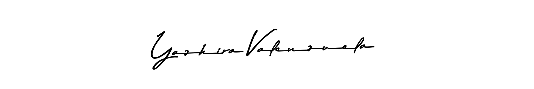 Design your own signature with our free online signature maker. With this signature software, you can create a handwritten (Asem Kandis PERSONAL USE) signature for name Yazhira Valenzuela. Yazhira Valenzuela signature style 9 images and pictures png