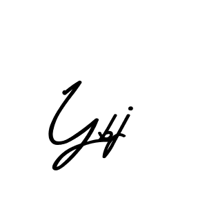 How to Draw Ybj signature style? Asem Kandis PERSONAL USE is a latest design signature styles for name Ybj. Ybj signature style 9 images and pictures png