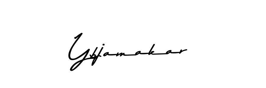 Similarly Asem Kandis PERSONAL USE is the best handwritten signature design. Signature creator online .You can use it as an online autograph creator for name Ybjamakar. Ybjamakar signature style 9 images and pictures png