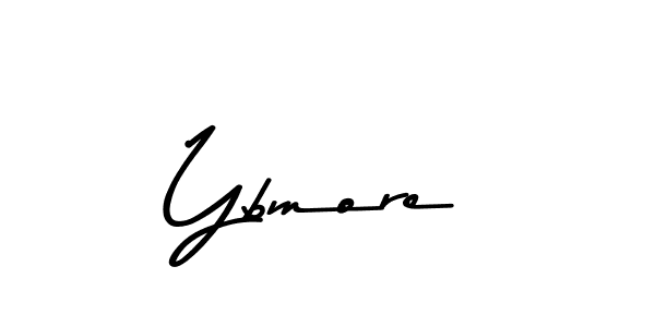 Ybmore stylish signature style. Best Handwritten Sign (Asem Kandis PERSONAL USE) for my name. Handwritten Signature Collection Ideas for my name Ybmore. Ybmore signature style 9 images and pictures png