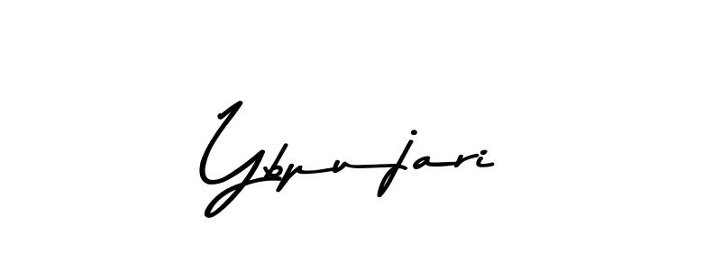 Create a beautiful signature design for name Ybpujari. With this signature (Asem Kandis PERSONAL USE) fonts, you can make a handwritten signature for free. Ybpujari signature style 9 images and pictures png