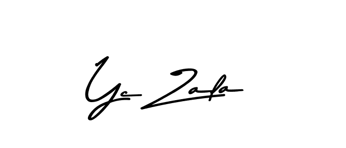 if you are searching for the best signature style for your name Yc Zala. so please give up your signature search. here we have designed multiple signature styles  using Asem Kandis PERSONAL USE. Yc Zala signature style 9 images and pictures png