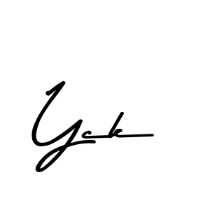 How to make Yck signature? Asem Kandis PERSONAL USE is a professional autograph style. Create handwritten signature for Yck name. Yck signature style 9 images and pictures png