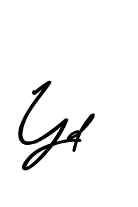 if you are searching for the best signature style for your name Yd. so please give up your signature search. here we have designed multiple signature styles  using Asem Kandis PERSONAL USE. Yd signature style 9 images and pictures png