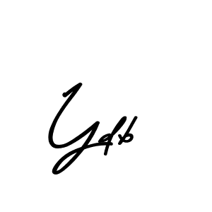 You should practise on your own different ways (Asem Kandis PERSONAL USE) to write your name (Ydb) in signature. don't let someone else do it for you. Ydb signature style 9 images and pictures png