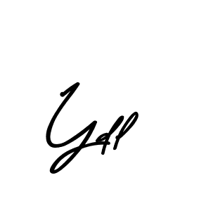 Make a beautiful signature design for name Ydl. Use this online signature maker to create a handwritten signature for free. Ydl signature style 9 images and pictures png