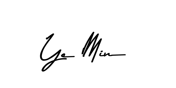 This is the best signature style for the Ye Min name. Also you like these signature font (Asem Kandis PERSONAL USE). Mix name signature. Ye Min signature style 9 images and pictures png