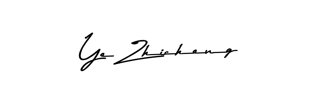 Use a signature maker to create a handwritten signature online. With this signature software, you can design (Asem Kandis PERSONAL USE) your own signature for name Ye Zhicheng. Ye Zhicheng signature style 9 images and pictures png