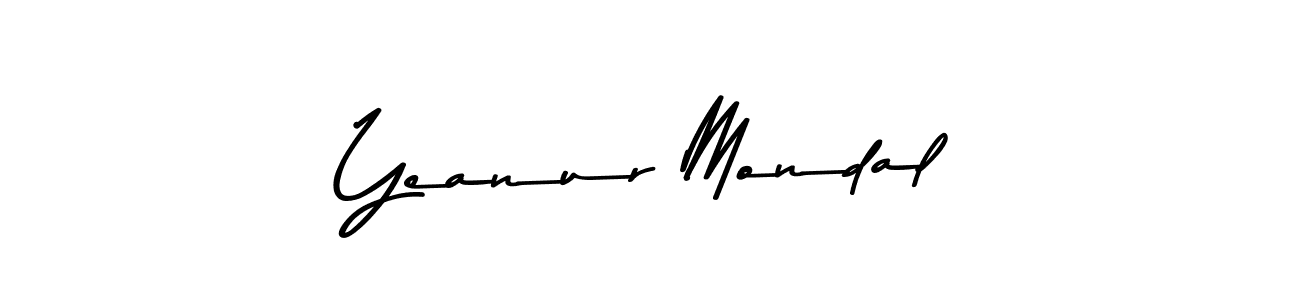 This is the best signature style for the Yeanur Mondal name. Also you like these signature font (Asem Kandis PERSONAL USE). Mix name signature. Yeanur Mondal signature style 9 images and pictures png