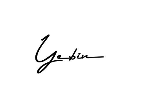 if you are searching for the best signature style for your name Yebin. so please give up your signature search. here we have designed multiple signature styles  using Asem Kandis PERSONAL USE. Yebin signature style 9 images and pictures png