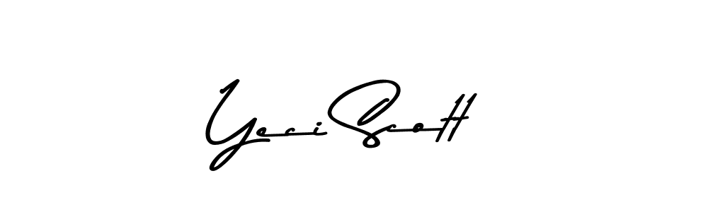 Best and Professional Signature Style for Yeci Scott. Asem Kandis PERSONAL USE Best Signature Style Collection. Yeci Scott signature style 9 images and pictures png