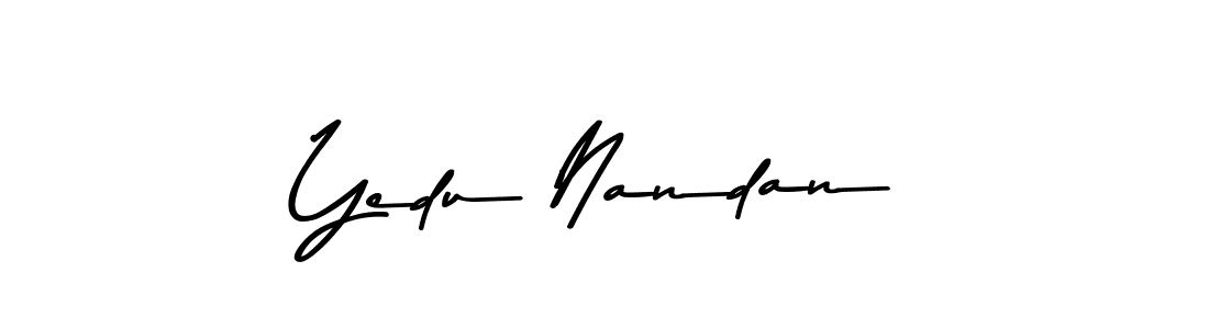 It looks lik you need a new signature style for name Yedu Nandan. Design unique handwritten (Asem Kandis PERSONAL USE) signature with our free signature maker in just a few clicks. Yedu Nandan signature style 9 images and pictures png