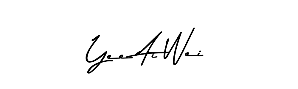Make a beautiful signature design for name Yee Ai Wei. With this signature (Asem Kandis PERSONAL USE) style, you can create a handwritten signature for free. Yee Ai Wei signature style 9 images and pictures png