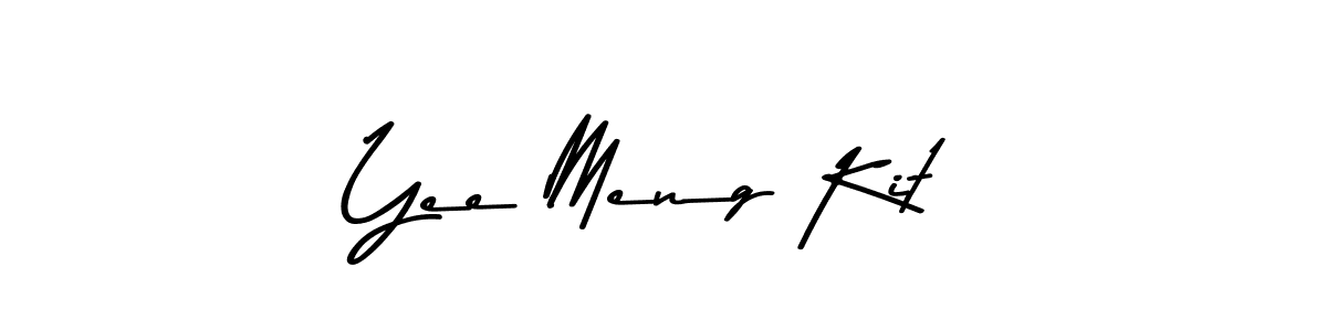 Use a signature maker to create a handwritten signature online. With this signature software, you can design (Asem Kandis PERSONAL USE) your own signature for name Yee Meng Kit. Yee Meng Kit signature style 9 images and pictures png