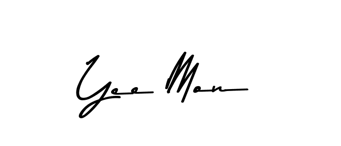 Create a beautiful signature design for name Yee Mon. With this signature (Asem Kandis PERSONAL USE) fonts, you can make a handwritten signature for free. Yee Mon signature style 9 images and pictures png
