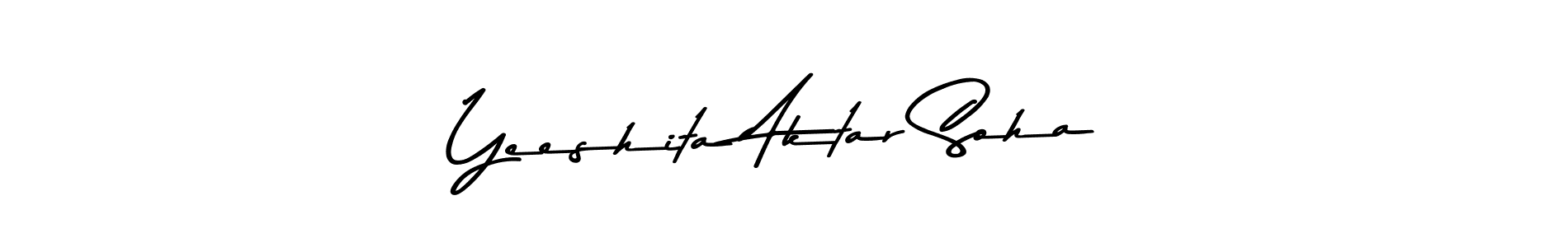 This is the best signature style for the Yeeshita Aktar Soha name. Also you like these signature font (Asem Kandis PERSONAL USE). Mix name signature. Yeeshita Aktar Soha signature style 9 images and pictures png